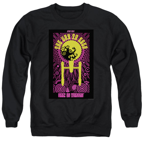 Star Trek Juan Ortiz The Way to Eden Black Crewneck Sweatshirt