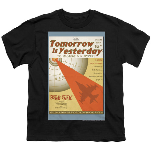 Star Trek Juan Ortiz Tomorrow is Yesterday Black Youth/Toddler T-Shirt