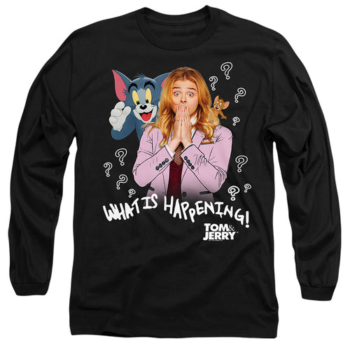 Tom and Jerry Movie What Is Happening Long Sleeve T-Shirt