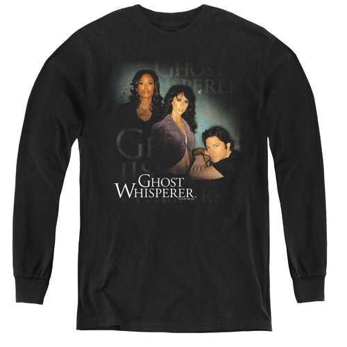 Ghost Whisperer Diagonal Cast Youth Long Sleeve T-Shirt