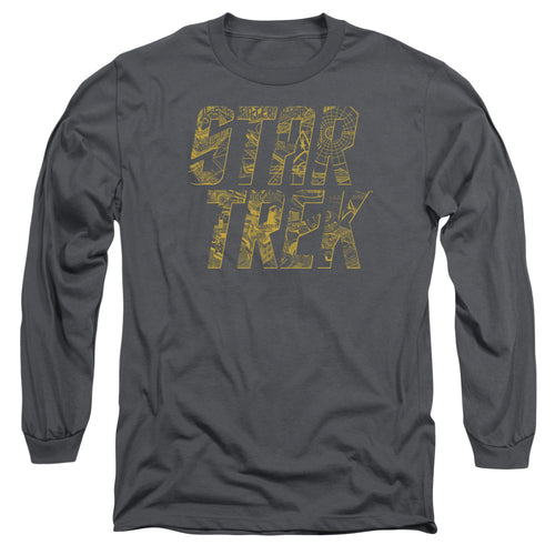 Star Trek Schematic Logo Long Sleeve T-Shirt