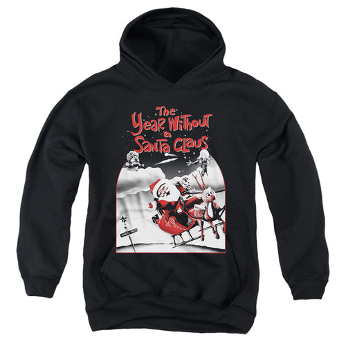 The Year Without a Santa Claus Santa Poster Youth Hoodie