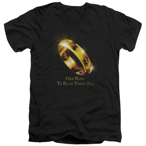 Lord of the Rings One Ring To Rule Them All V-Neck T-Shirt