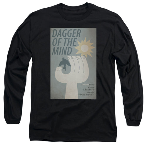 Star Trek Dagger of the Mind Black Long Sleeve T-Shirt