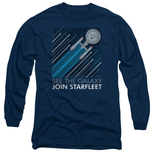 Star Trek Starfleet Recruitment Poster Long Sleeve T-Shirt