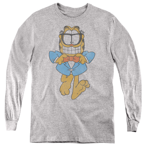 Garfield Dapper Cat Youth Long Sleeve T-Shirt