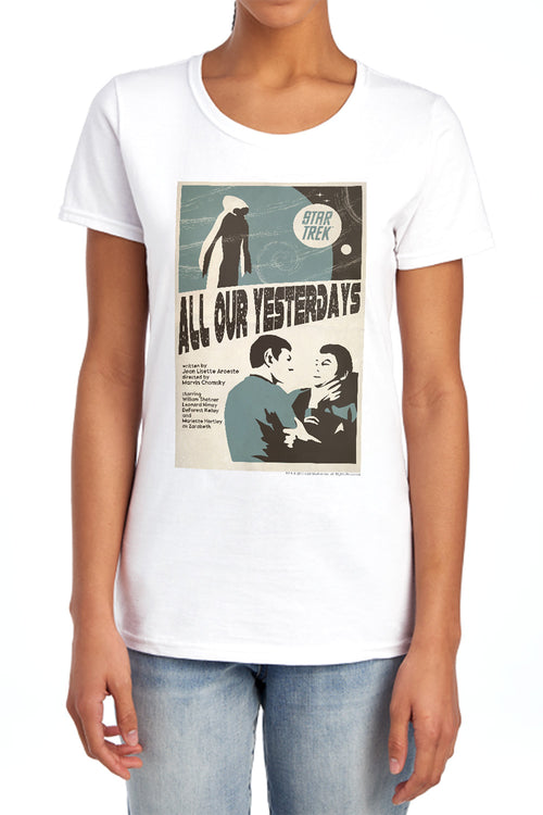 Star Trek Juan Ortiz All Our Yesterdays Womens T-Shirt