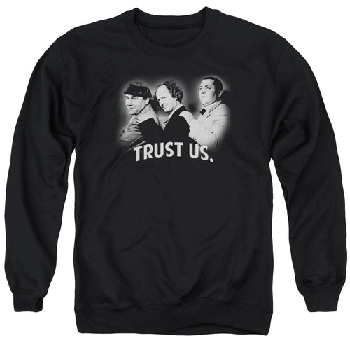 The Three Stooges Trust Us Crewneck Sweatshirt