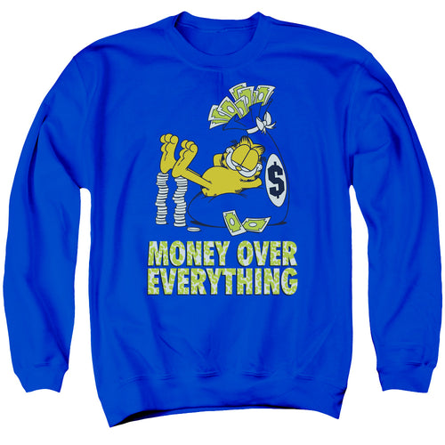Garfield Money Is Everything Crewneck Sweatshirt