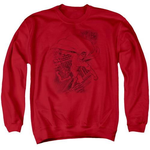 Superman In the City Crewneck Sweatshirt