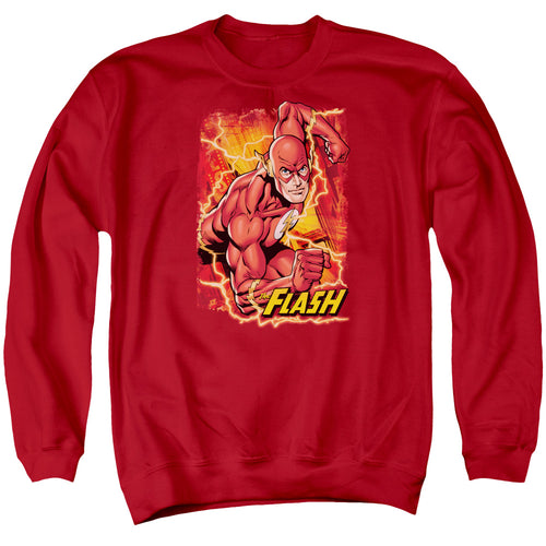 Justice League Flash Lightning Crewneck Sweatshirt