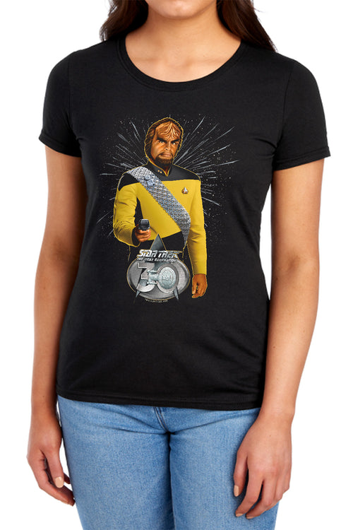 Star Trek Worf 30 Womens T-Shirt