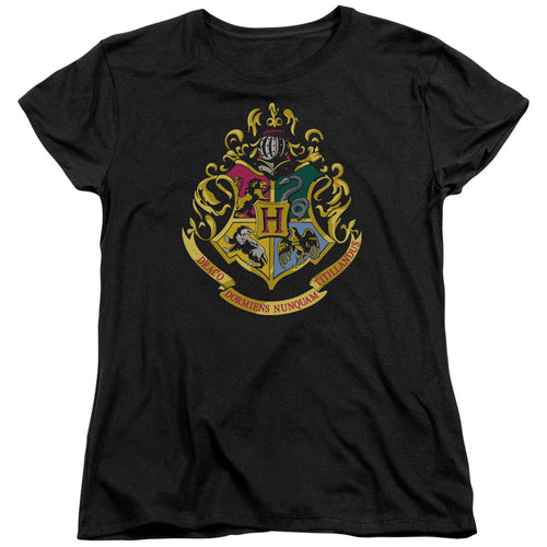 Harry Potter Hogwarts School Crest Womens T-Shirt