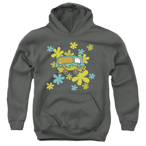 Scooby-Doo Mystery Machine Flowers Youth Hoodie