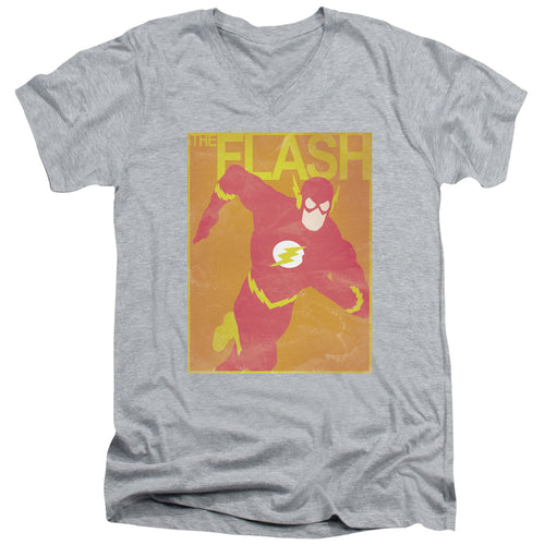 Justice League Simple Flash Poster V-Neck T-Shirt