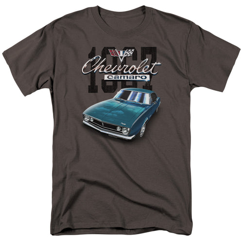 Chevy Classic Camaro Teal T-Shirt