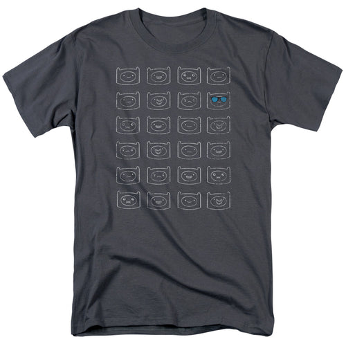 Adventure Time Finn Faces T-Shirt