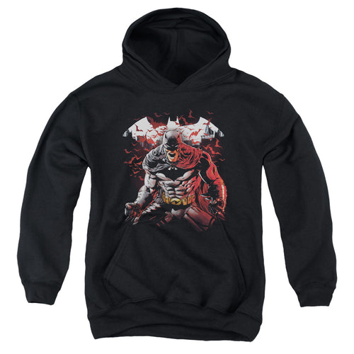 Batman Raging Bat Youth Hoodie