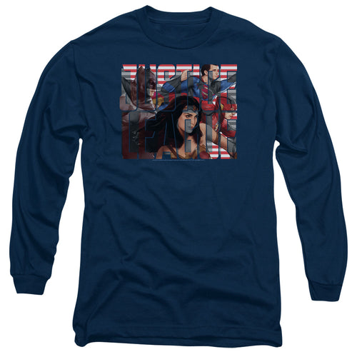 Justice League Rally Long Sleeve T-Shirt