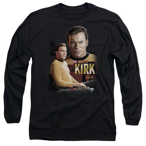 Star Trek Captain Kirk Long Sleeve T-Shirt
