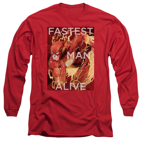 Justice League Fastest Man Alive Long Sleeve T-Shirt