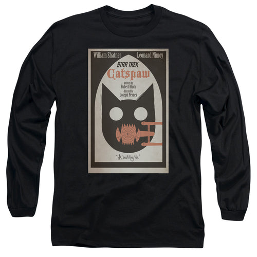Star Trek Juan Ortiz Catspaw Black Long Sleeve T-Shirt