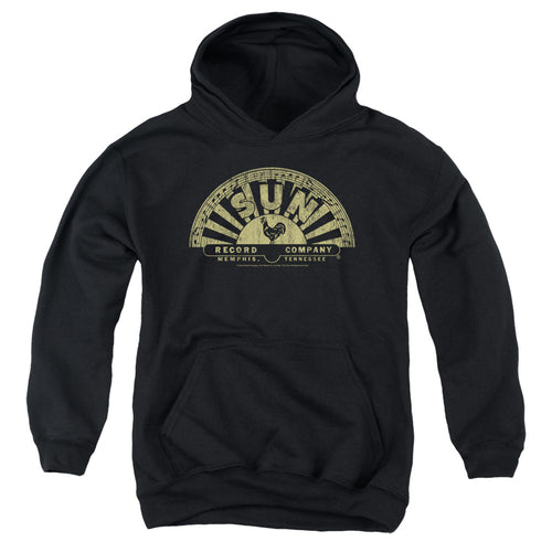 Sun Records Tattered Logo Youth Hoodie