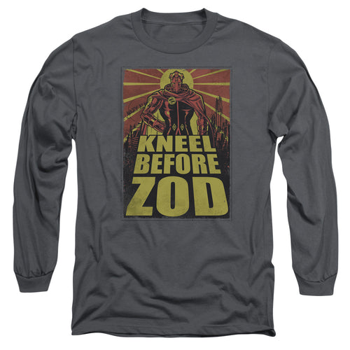 Superman Zod Poster Long Sleeve T-Shirt