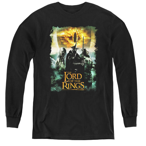 Lord of the Rings Villain Group Youth Long Sleeve T-Shirt
