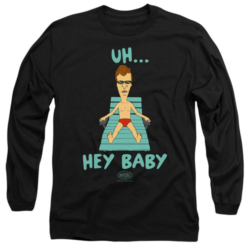 Beavis and Butthead Uh Hey Baby Long Sleeve T-Shirt