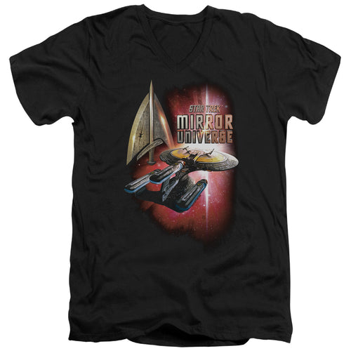 Star Trek Mirror Universe Enterprise V-Neck T-Shirt