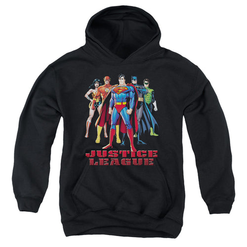 Justice League In League Youth Hoodie