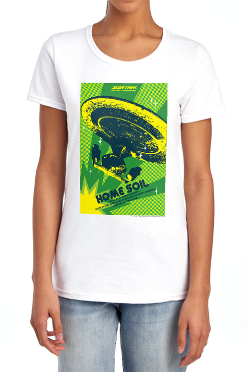 Star Trek Home Soil Womens T-Shirt