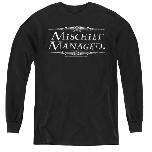 Harry Potter Mischief Managed Youth Long Sleeve T-Shirt