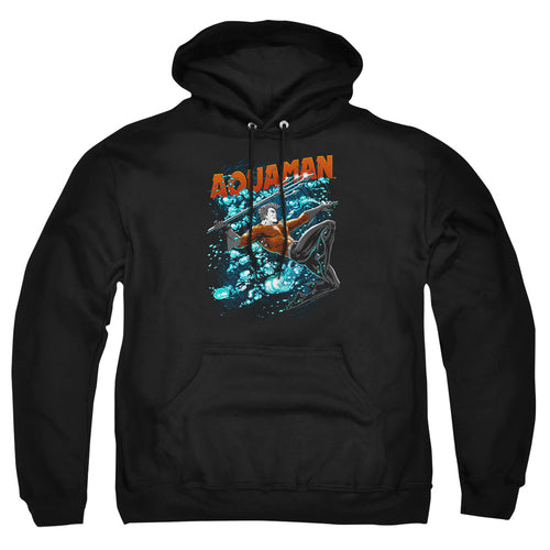 Justice League Aqua Bubbles Pullover Hoodie