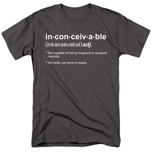 The Princess Bride Definition Charcoal T-Shirt