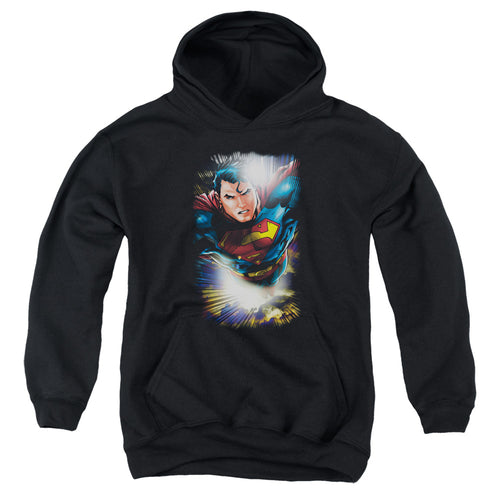 Superman In the Sky Youth Hoodie