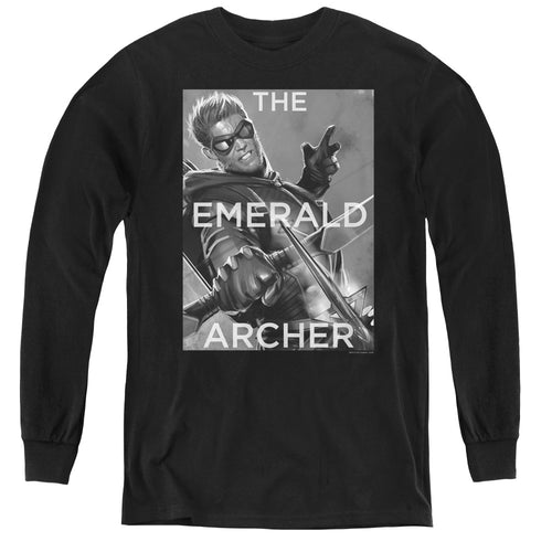 Justice League Trigger Youth Long Sleeve T-Shirt