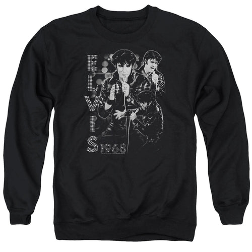 Elvis Presley Leathered Crewneck Sweatshirt
