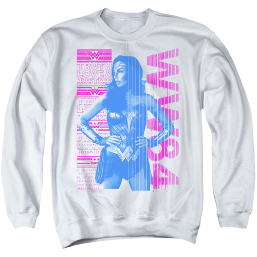 Wonder Woman 1984 Truth Love and Justice Crewneck Sweatshirt