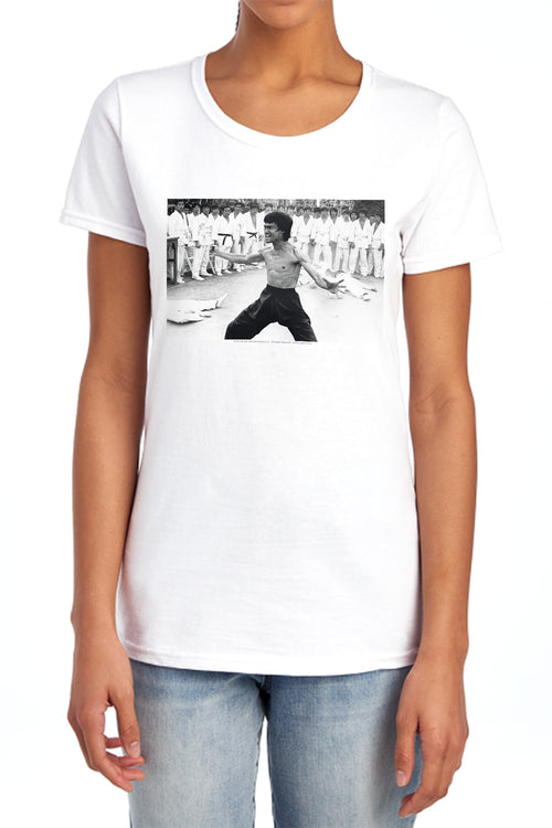 Bruce Lee Triumphant Womens T-Shirt