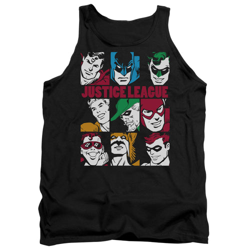 DC Comics Nine Blocks Of Justice Tank Top