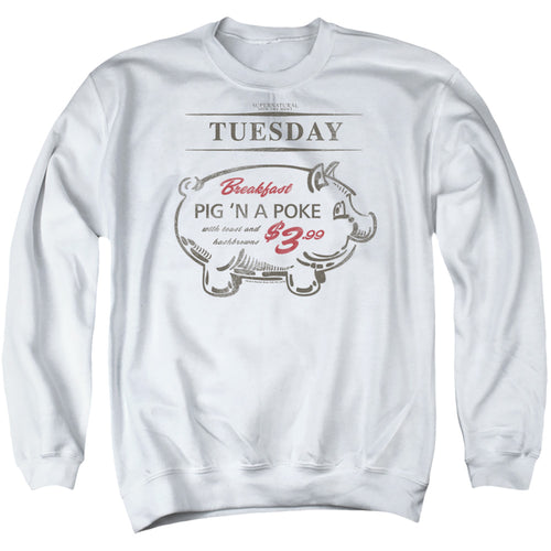 Supernatural Mystery Spot Pig 'n a Poke Crewneck Sweatshirt