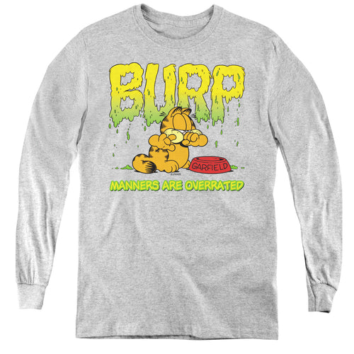 Garfield Manners Youth Long Sleeve T-Shirt