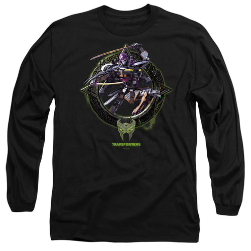 Transformers Nightbird Circle Frame Long Sleeve T-Shirt
