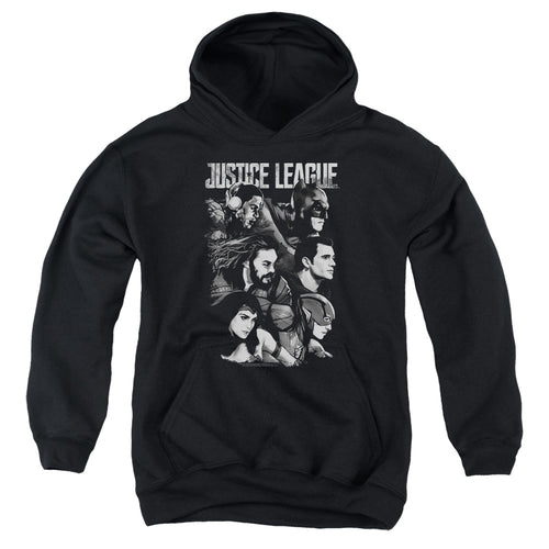 Justice League Pushing Forward Youth Hoodie