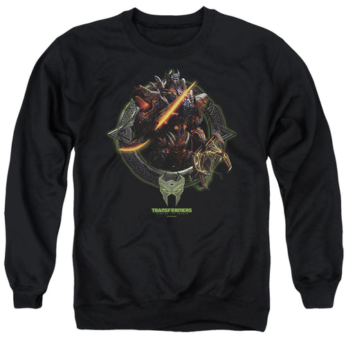 Transformers Scourge Circle Frame Crewneck Sweatshirt