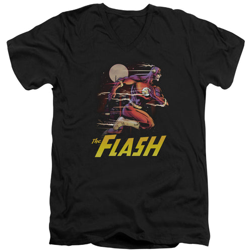 Justice League City Run V-Neck T-Shirt