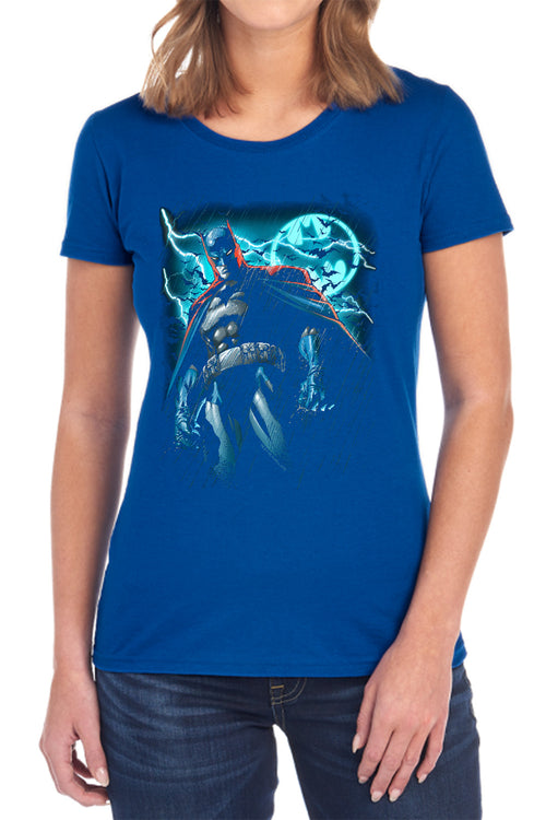 Batman Stormy Knight Womens T-Shirt
