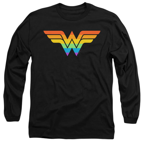 DC Comics Wonder Woman Rainbow Long Sleeve T-Shirt